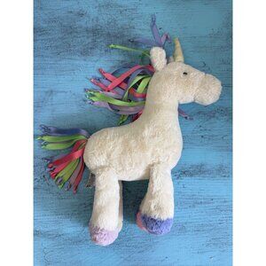 Jellycat 'Lollopy Lou' Rainbow Unicorn Plush Toy w/ Ribbon Mane *Retired*
